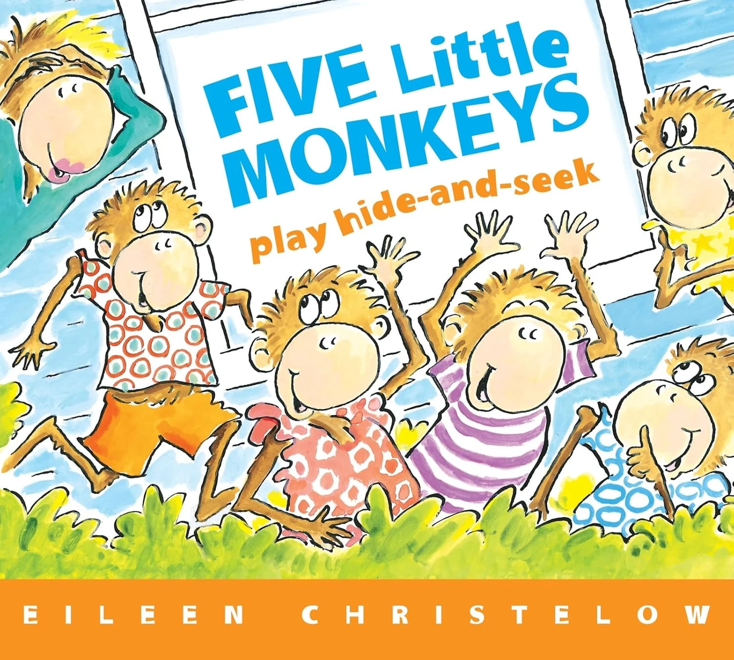 Five Little Monkeys Play Hide and Seek: A Mischievous Picture Book About Bedtime Counting for Kids (Ages 4-7) (A Five Little Monkeys Story)