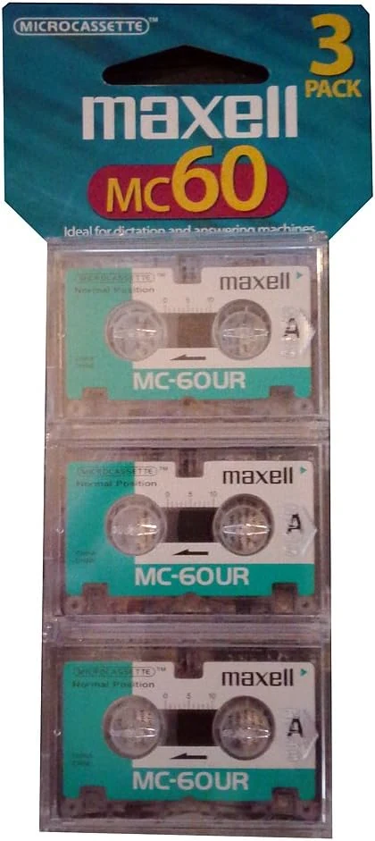 Maxell Micro Cassettes (Pack of 3)