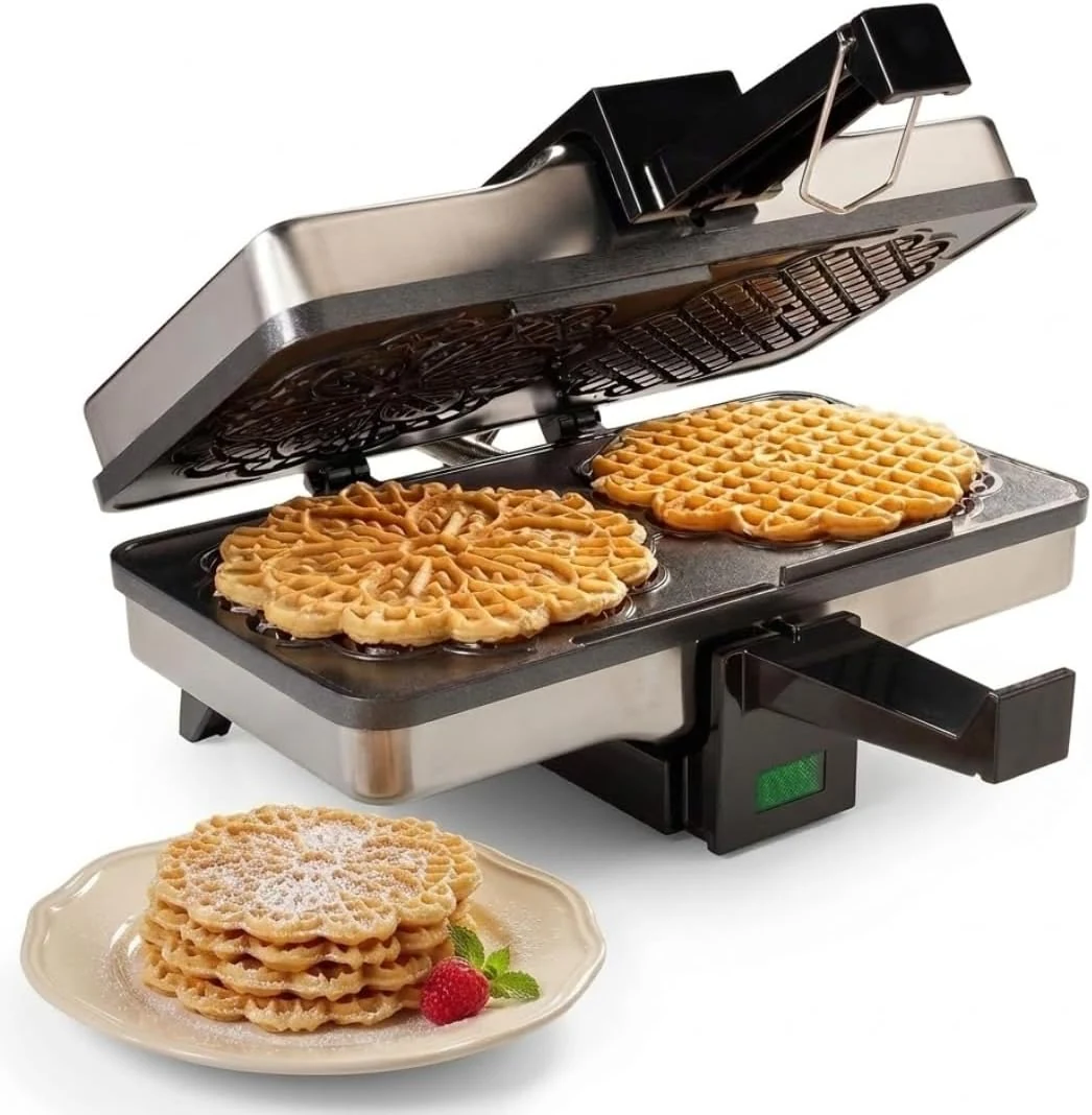 CucinaPro Pizzelle Maker (Non-Stick Electric Baker Press)