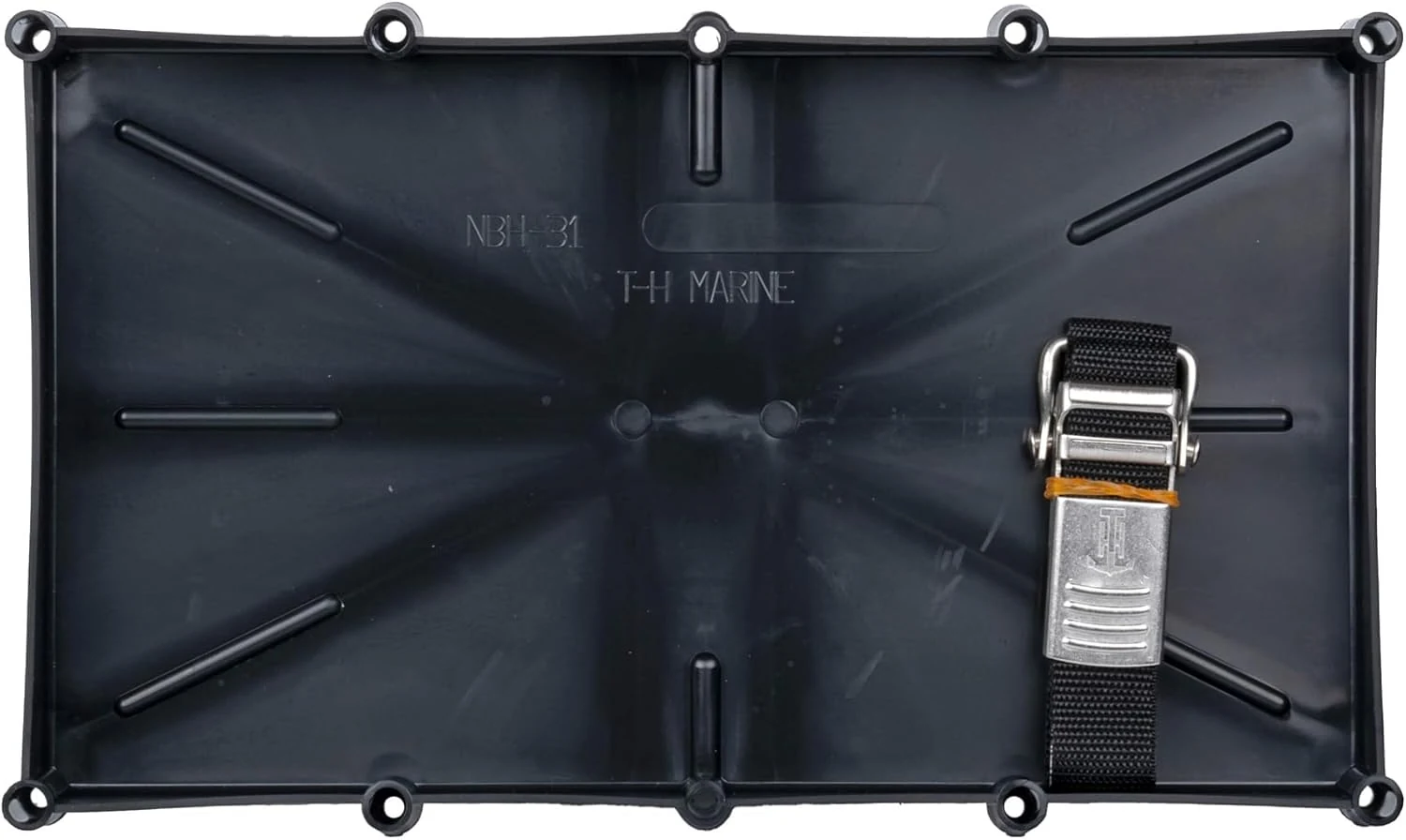 T-H Marine Battery Holder Tray with Stainless Steel Buckle for 31 Series Batteries