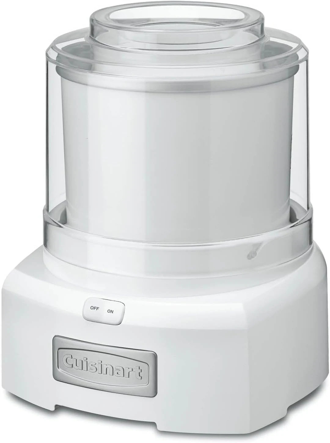 Cuisinart Ice Cream Maker, 1.5 Quart Double Insulated, Sorbet and Frozen Yogurt Maker, Ready in 20 Minutes, ICE-21P1, White