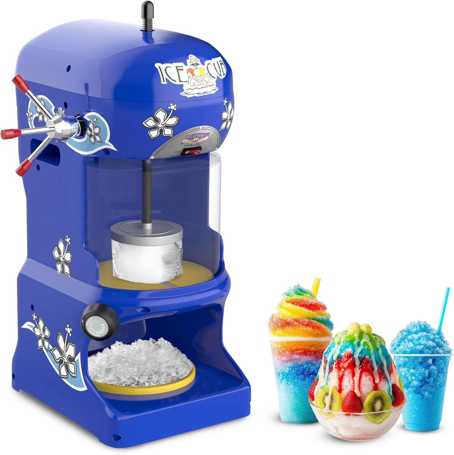 Great Northern Popcorn Company Premium Quality Ice Cub Shaved Ice Machine