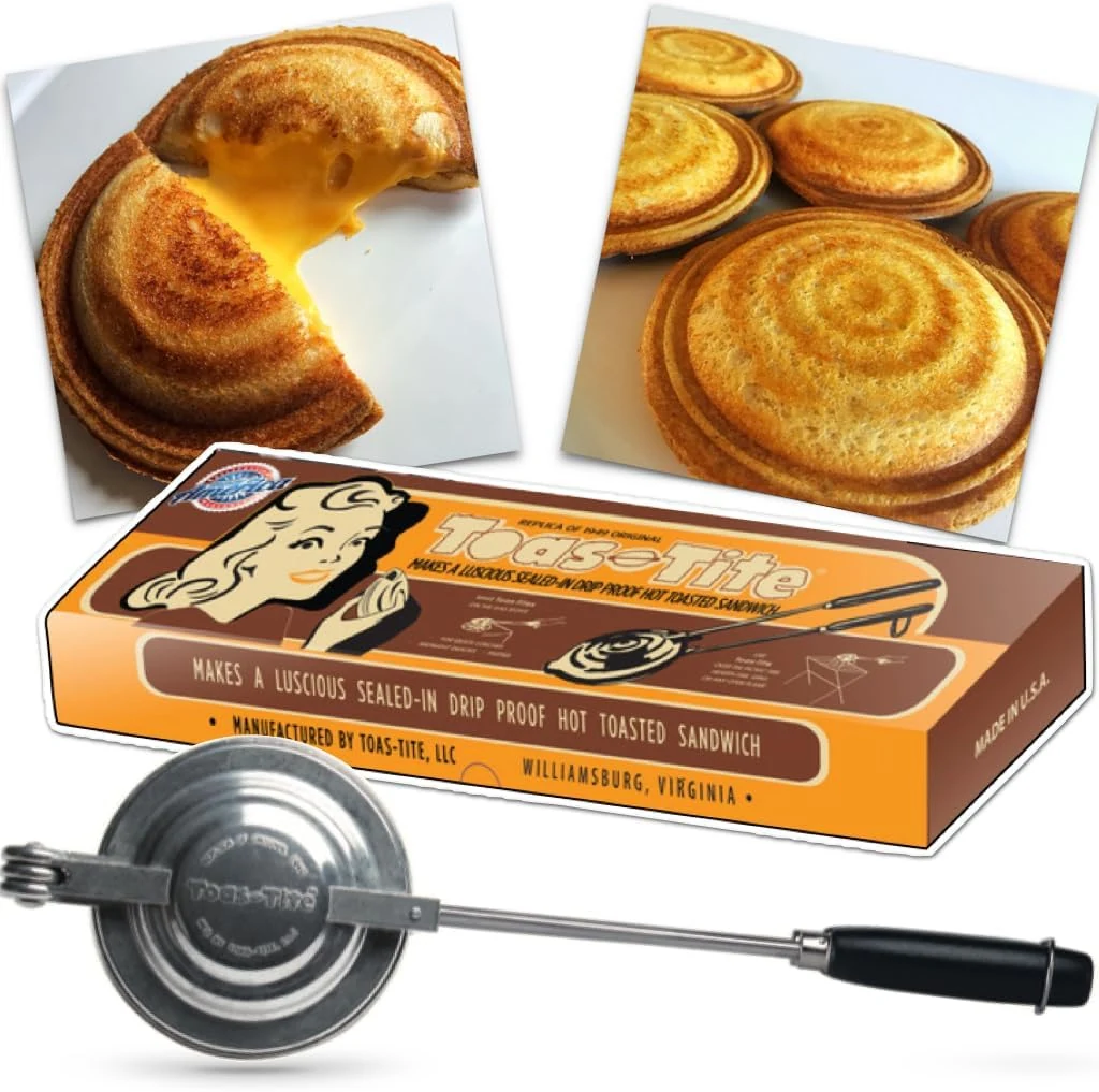 Toas-Tite Handheld Sandwich Maker (Retro 1945 Pie Iron)