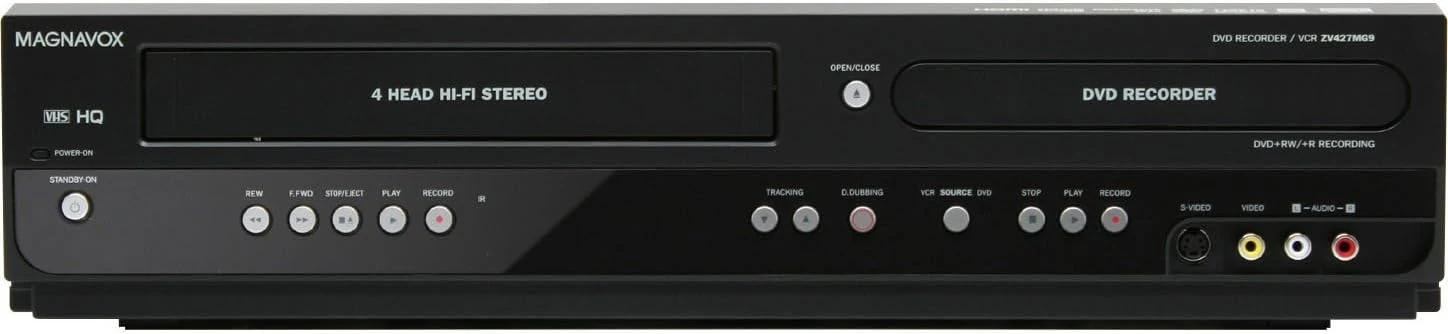 Magnavox ZV427MG9 DVD Recorder/VCR Combo, HDMI 1080p Up-Conversion, No Tuner