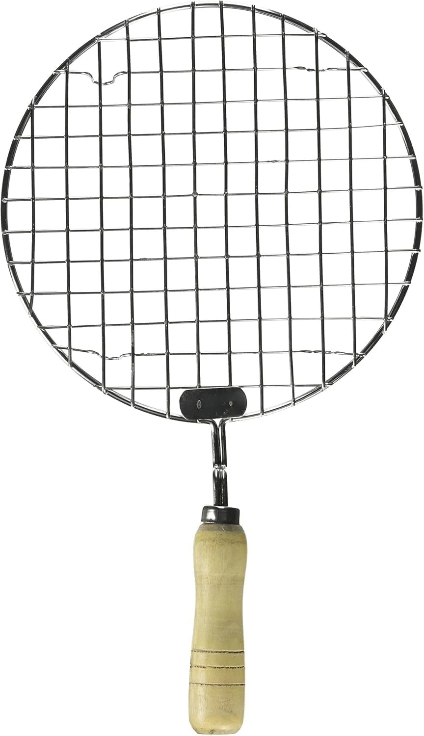 TABAKH Stainless Steel Wire Roaster, Papad Jali, Round