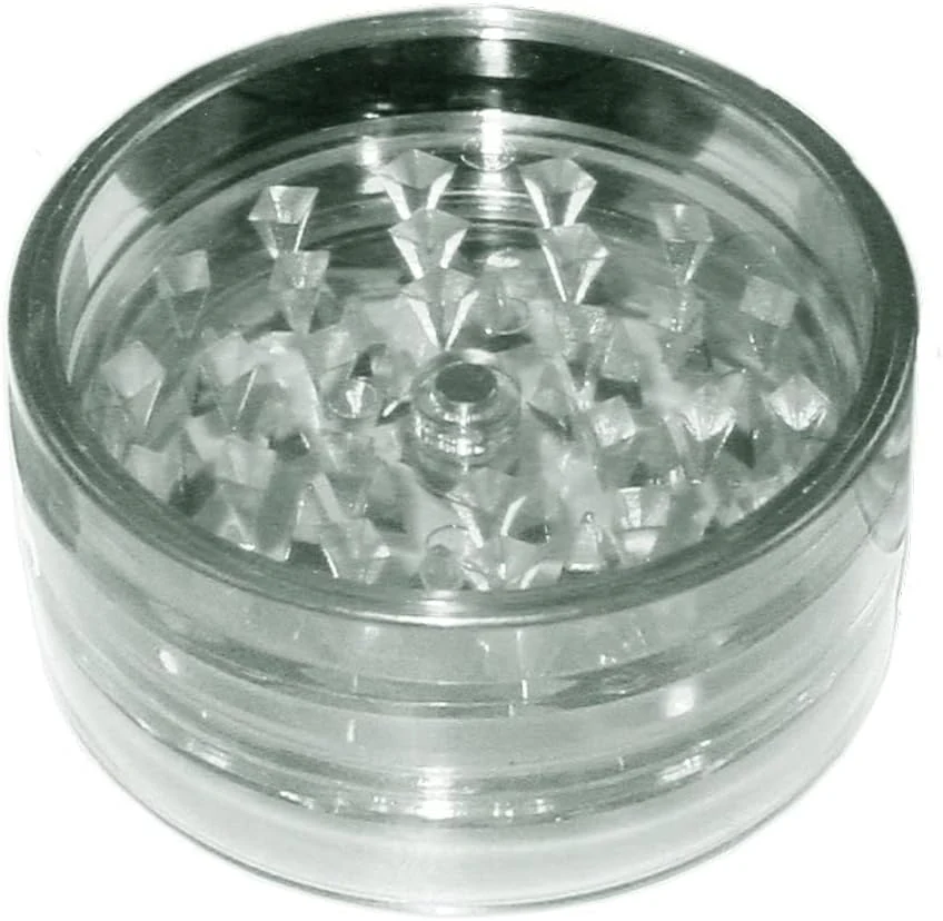 Kitchen Spice Grinder Acrylic 2pc with Magnet Clear Color