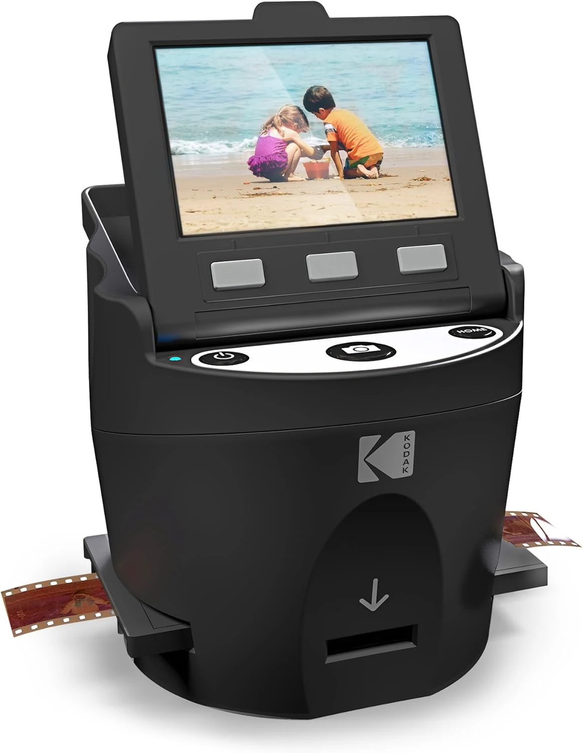 Kodak SCANZA Digital Film & Slide Scanner – Converts 35mm, 126, 110, Super 8 & 8mm Film to JPEG with 3.5" LCD