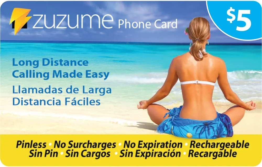 Prepaid Phone Calling Cards for Cheap International Long Distance Calls (Zuzume)