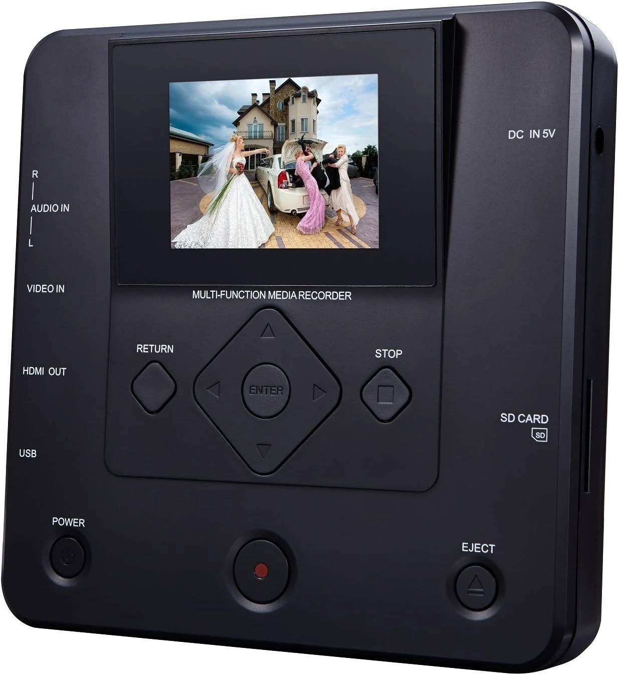 PROTIS Multi-Function Media Recorder PT1190/DVD Recorder Updated Version/Video & Data Burning/MPG & MP4 formats/AV in/USB/SD Card/HDMI/Play Back on Normal & Blue ray DVD Players & Computers