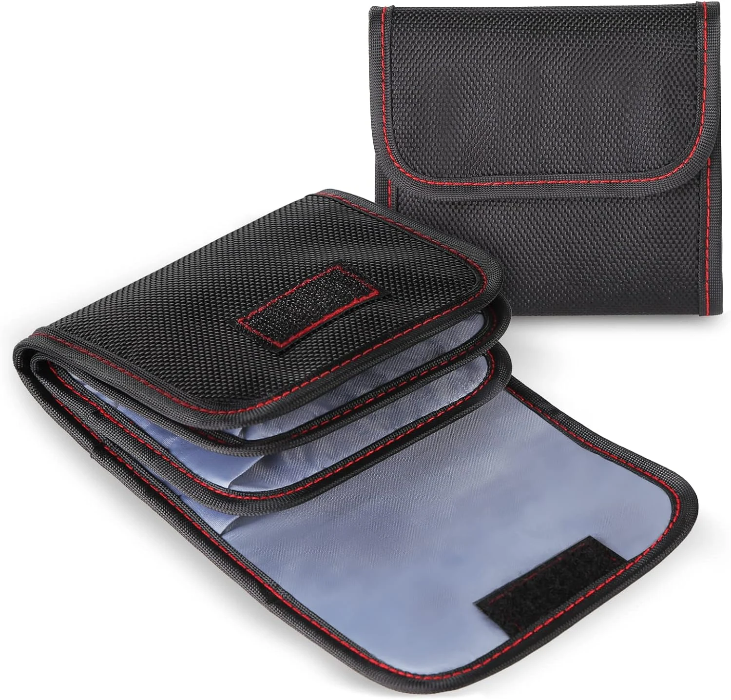 DomeStar Filter Case, 2PCS 3-Pocket Camera Lens Filter Carry Case