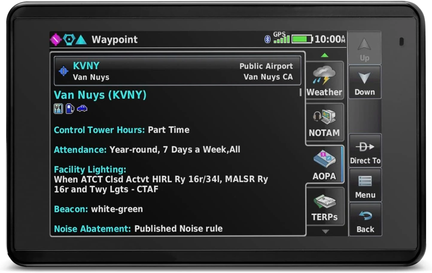 Garmin aera660 Touchscreen Aviation GPS Portable