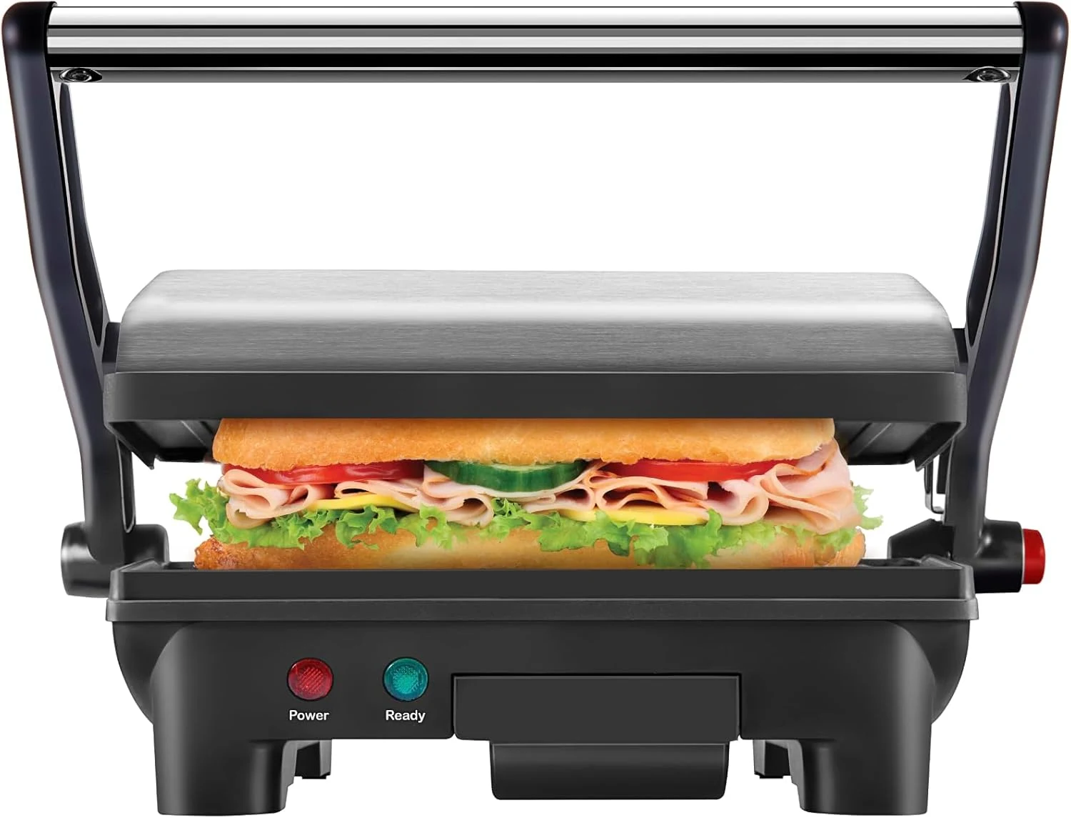 Chefman Electric Panini Press Grill, Compact 2-Slice Sandwich Maker, Non-Stick review