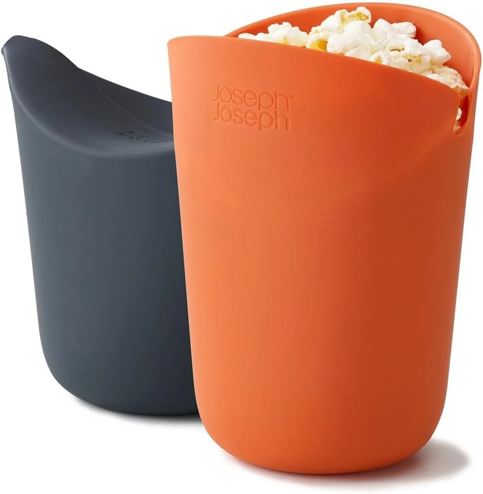 Joseph Joseph 45018 M-Cuisine Microwave Popcorn Popper Maker Single Serve