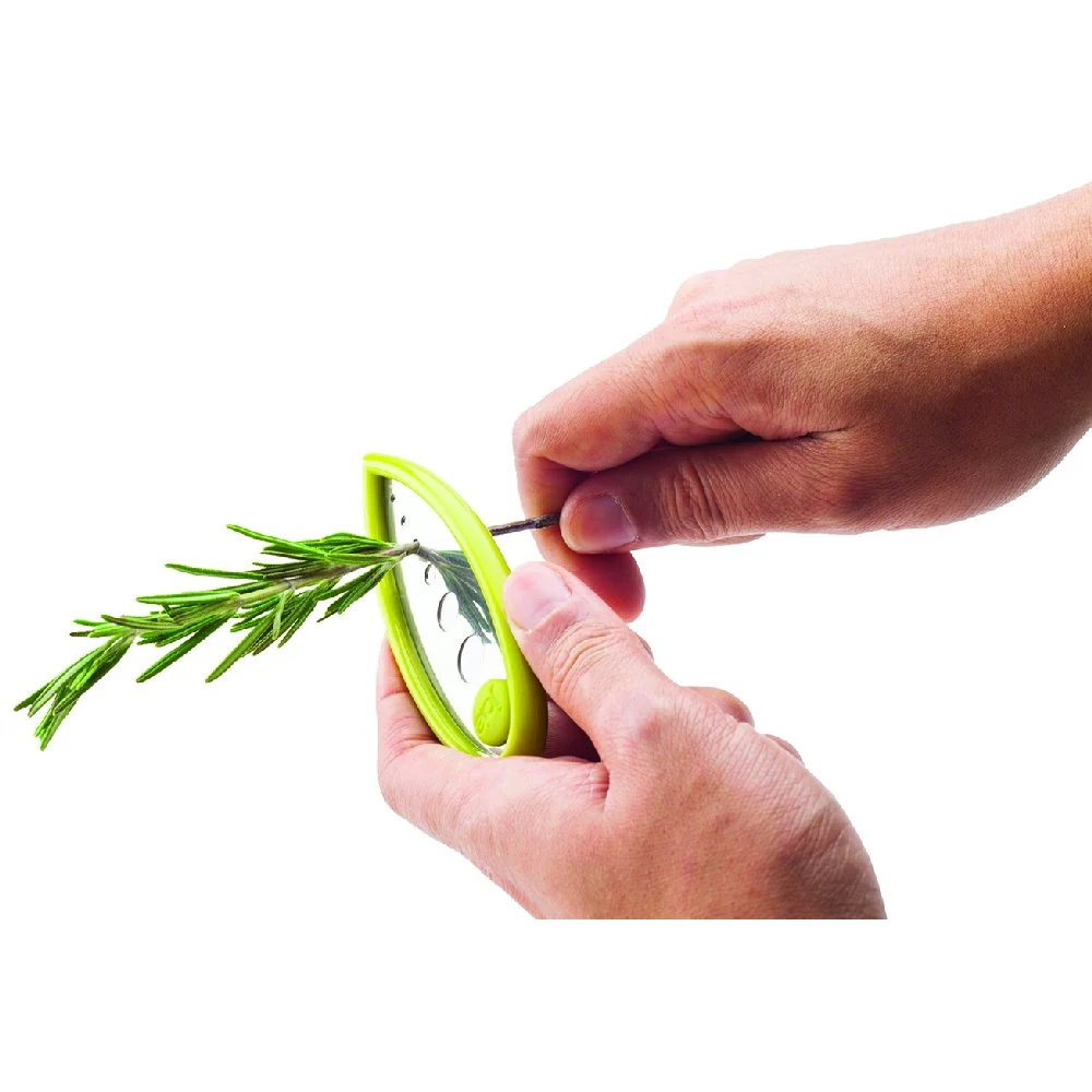 Joie Leaf Herb Stripper, Quickly Removes Leaves from Stems, Six Holes of Varying Sizes