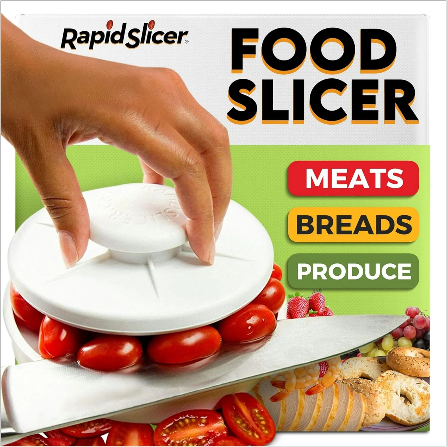 Rapid Slicer Bagel Slicer & Multi-Use Food Cutter