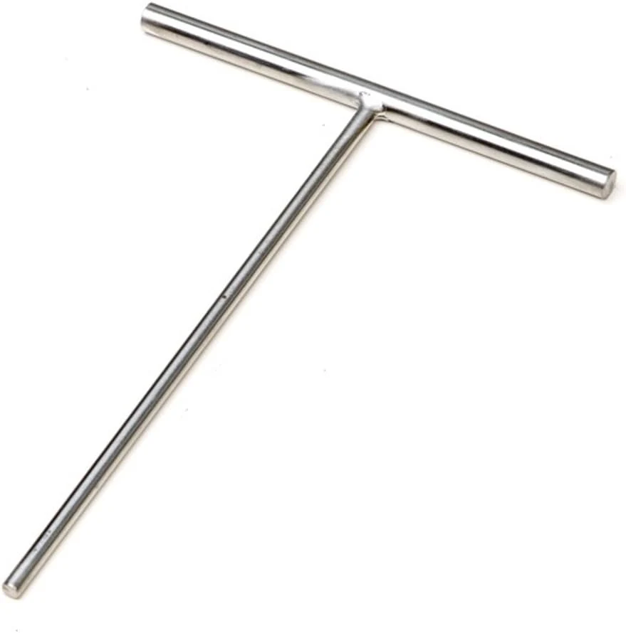 Echaprey Professional T Shape Stainless Steel Crepe Maker Batter Spreader to Fit Large Crepe Pan Maker (B)