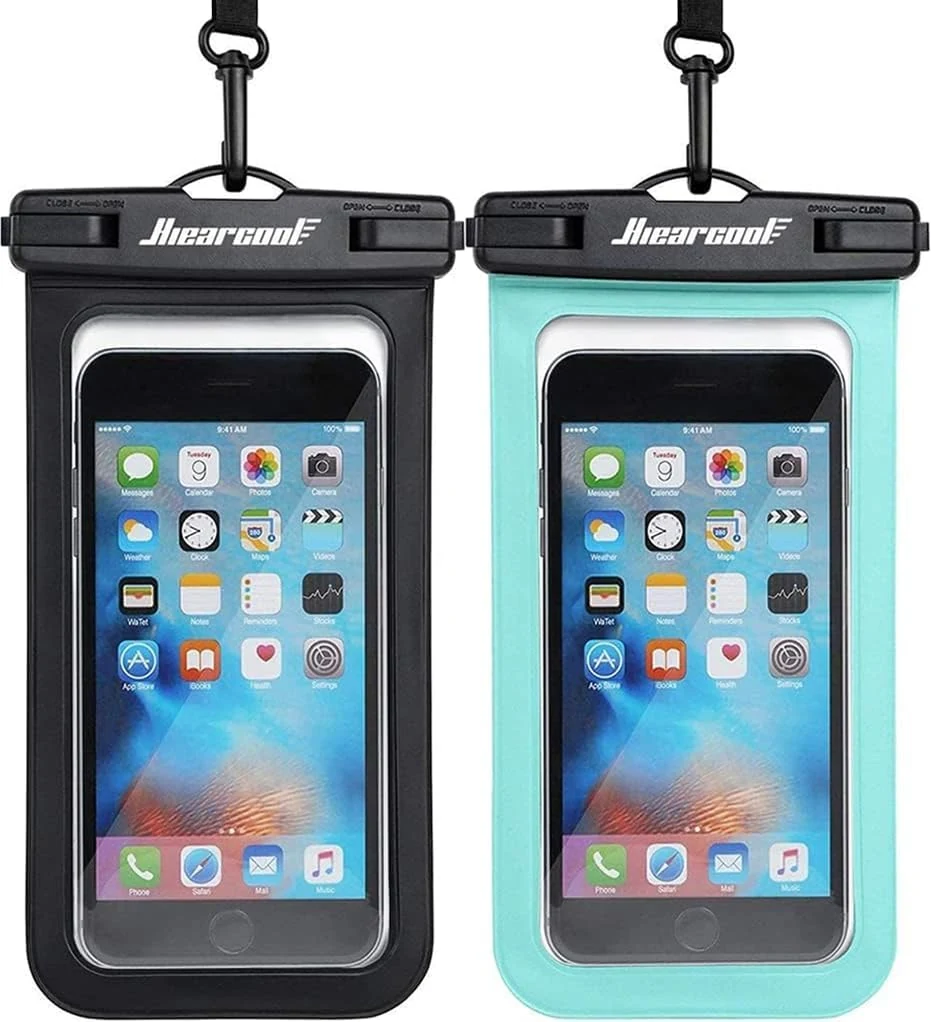 Hiearcool Waterproof Phone Pouch, IPX8 Waterproof Phone Case for iPhone 17/16/15/14 Pro Max