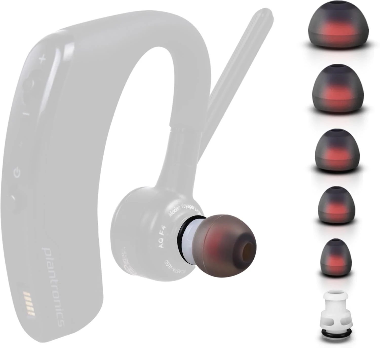 Eartip Adapter Compatible with Plantronics/Poly Voyager 5200, Voyager 50/30 Series & Voyager Legend Classic Headsets (1-Pack)