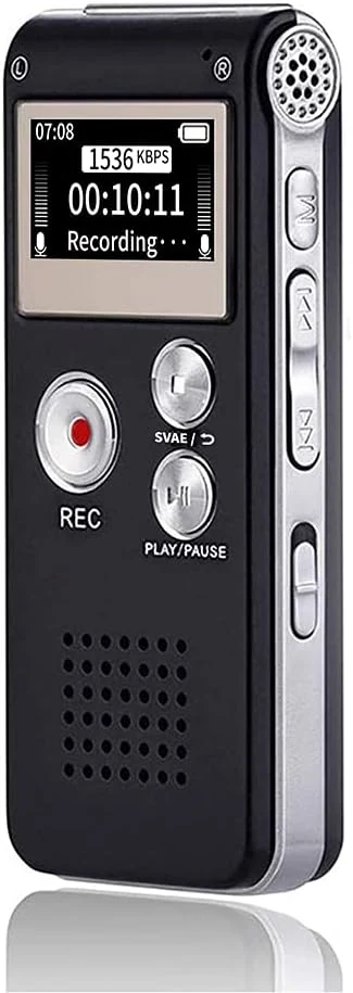 Sunlan Digital Voice Recorder 16GB Voice Recorder with Playback for Lectures