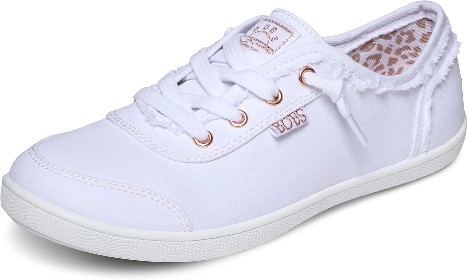 Skechers Women's Bobs B Cute Sneaker - Memory Foam, Flexible Outsole, Lightweight Vegan Shoes