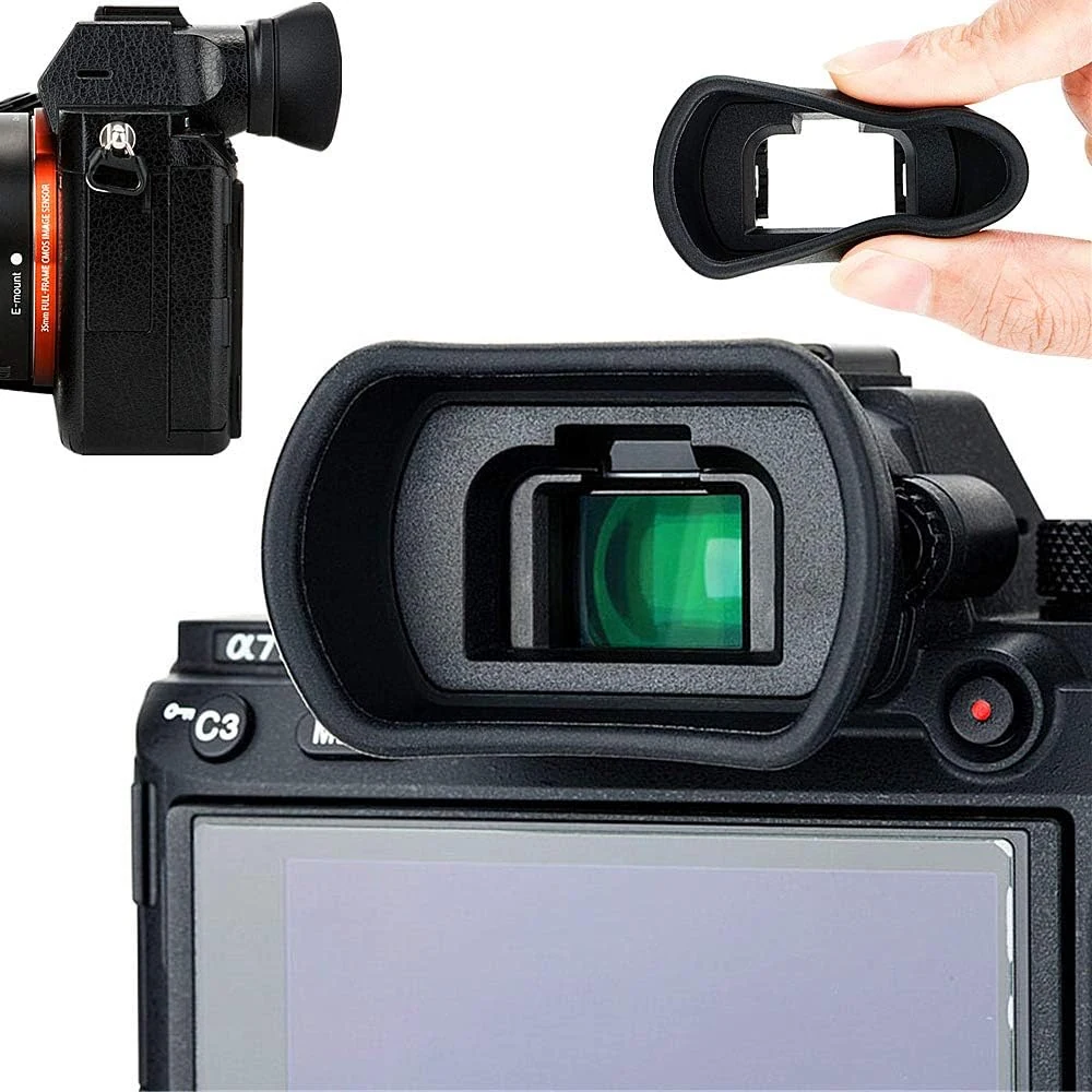Soft Silicon Camera Viewfinder Eyecup Eyepiece Eyeshade for Sony A7RIV A7RIII A7III A7SII A7RII A7II A7S A7R A7 A9II A9 A58 A99II