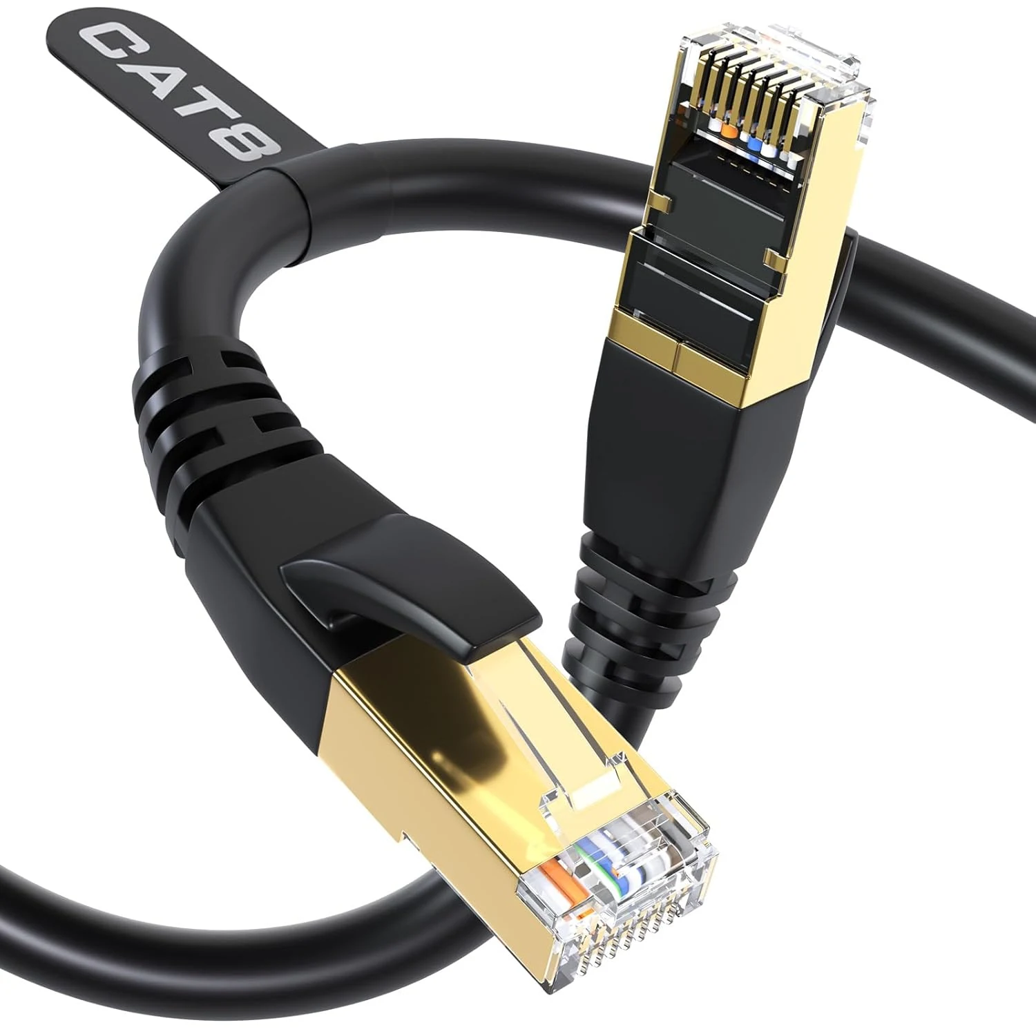 DbillionDa Cat 8 Ethernet Cable 40Gbps 2000MHz, 6FT Supports Cat7 review