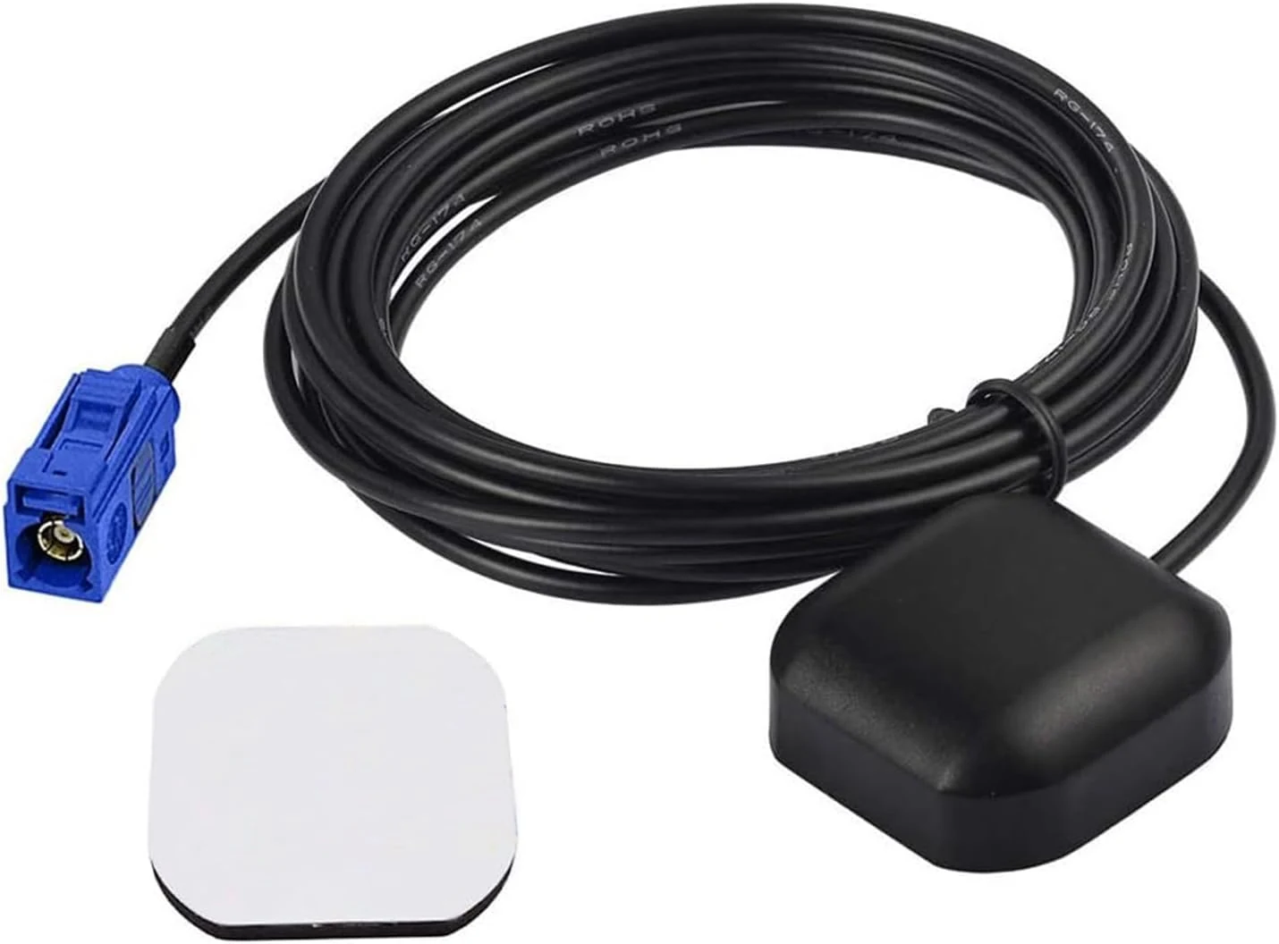 Bingfu Vehicle Waterproof Active GPS Navigation Antenna Fakra C Blue