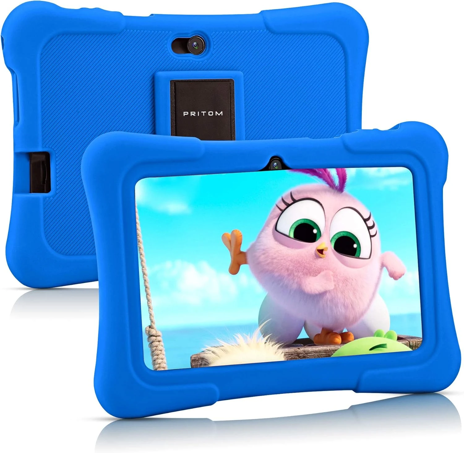 PRITOM 7 inch Kids Tablets, Android Tablet for Toddler, 32GB, WiFi, Educationl, Games, Parental Control, Kids Software Pre-Installed with Kids-Tablet Case, Great Size, Dark Blue