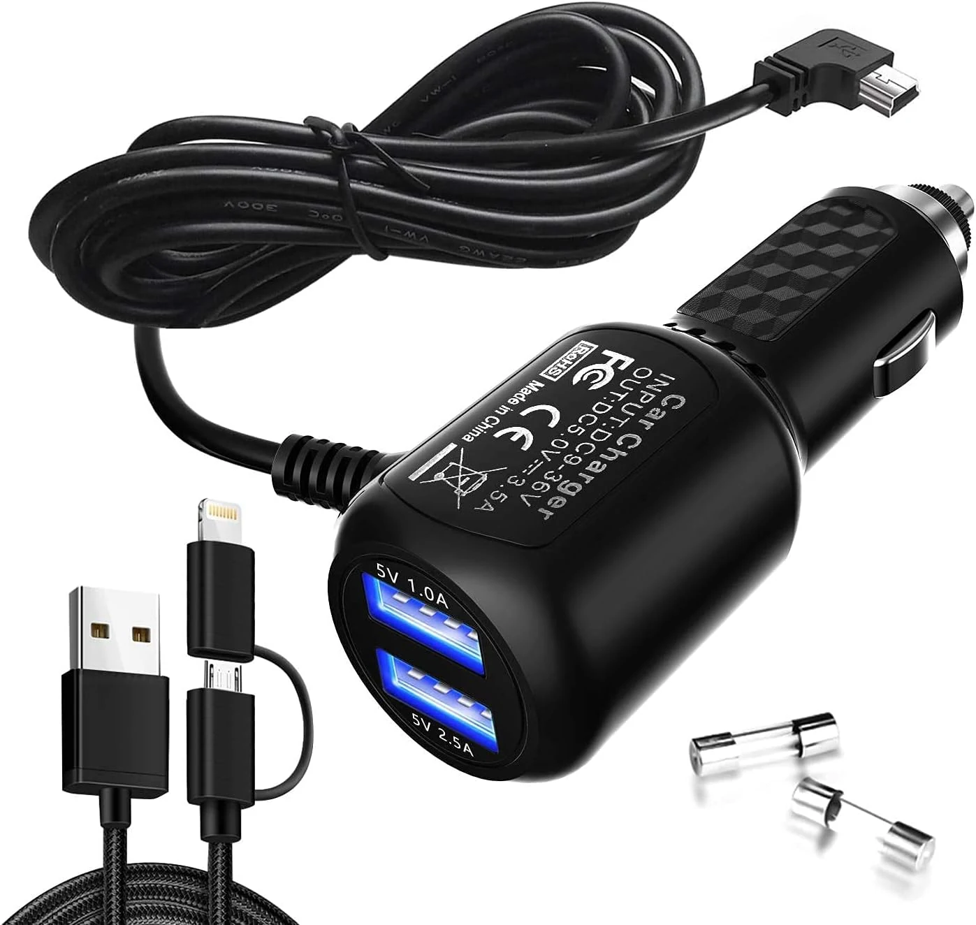 Car Charger for Garmin Nuvi, Garmin GPS Charger Cable, Mini USB review
