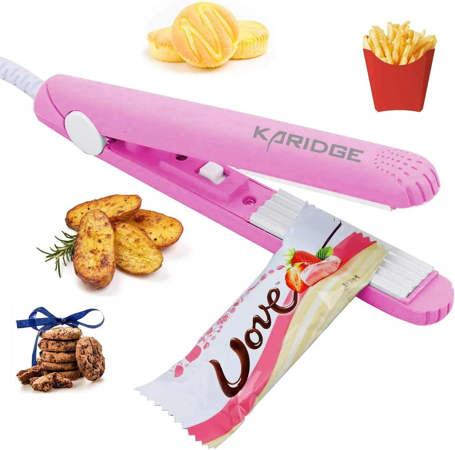 Karidge chip Bag Sealer Mini, Handheld Heat Sealer for Chip review