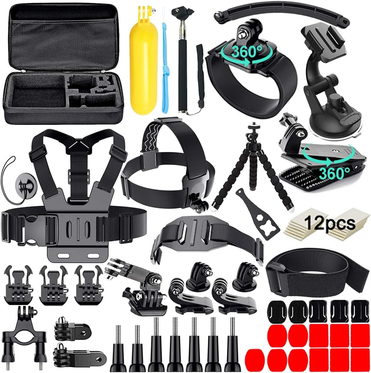 61 in 1 Action Camera Accessories Kit for GoPro Hero