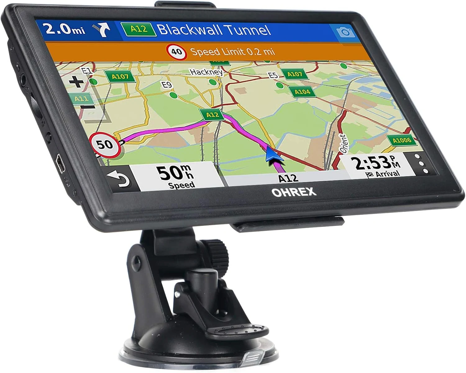 OHREX N700 GPS Navigator for Car Truck RV, Truck GPS