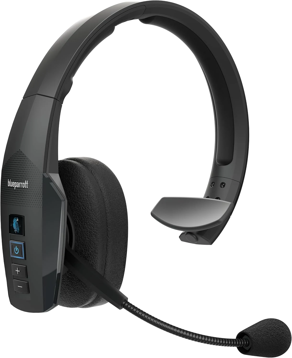 BlueParrott B350-XT Mono Bluetooth Wireless Headphones 96% Noise Canceling Over