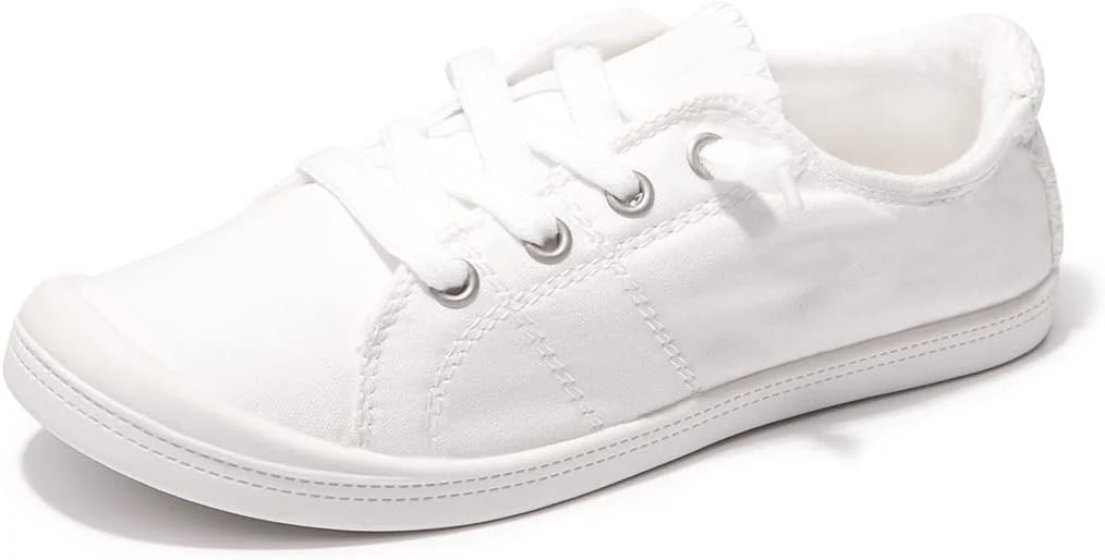 BENEKER Women's Slip On Canvas Sneaker Low Top Casual Walking Shoes