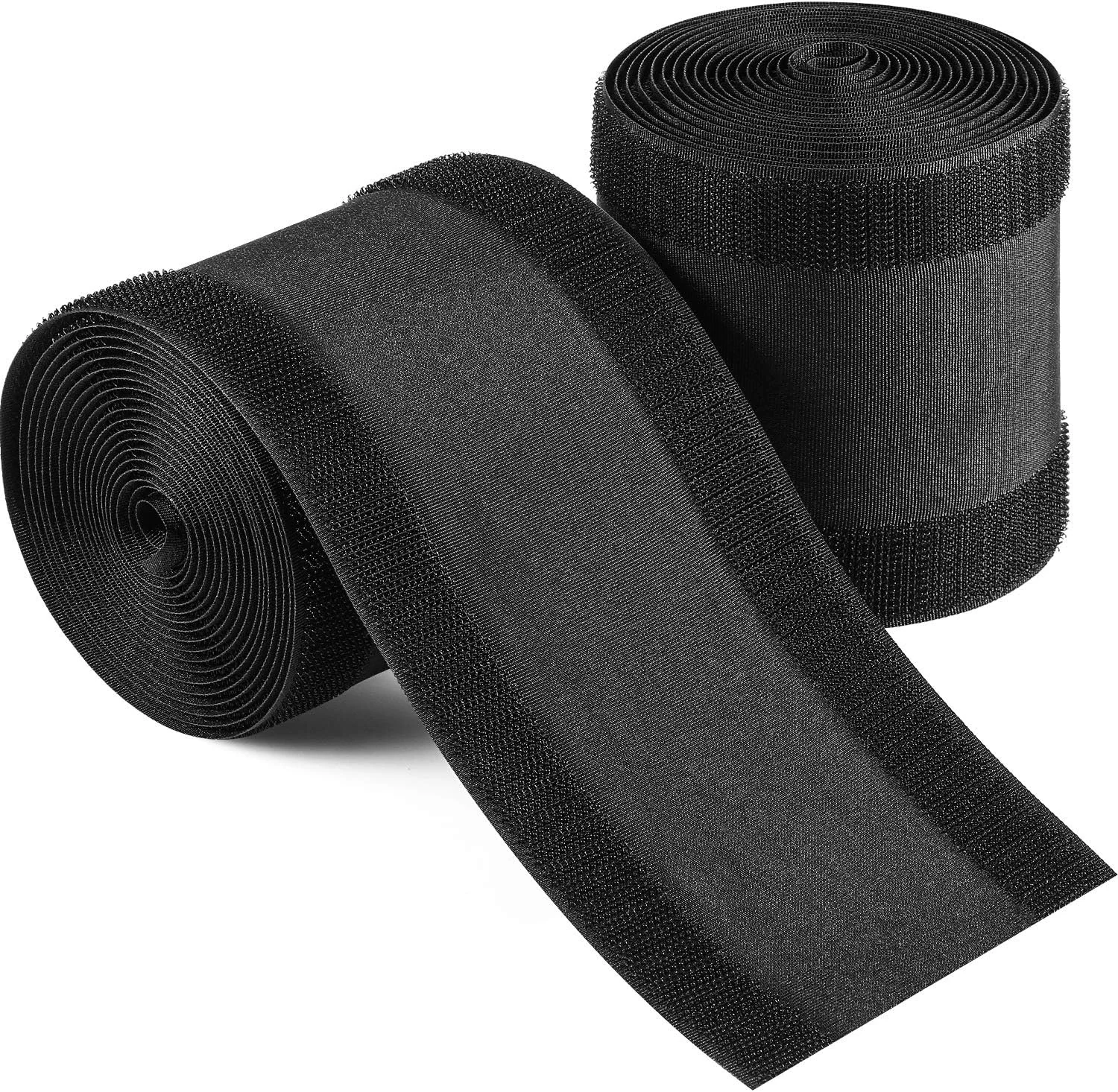 WILLBOND Carpet Cord Cover Cable Protector Floor Cover Cable Protector (19.69 ft, Black)