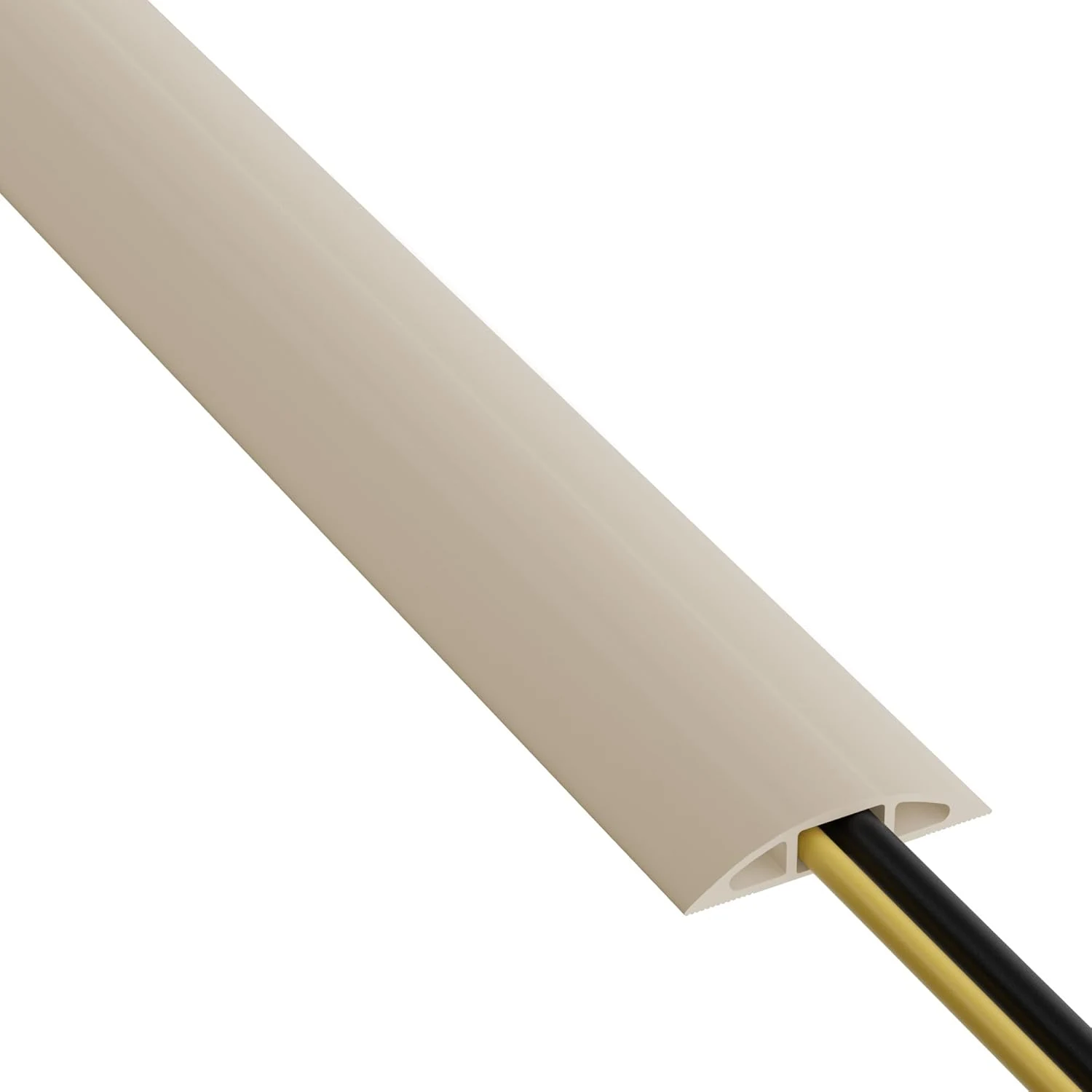 D-Line 6ft Floor Cord Cover, Cable Protector, Hide Extension Cords