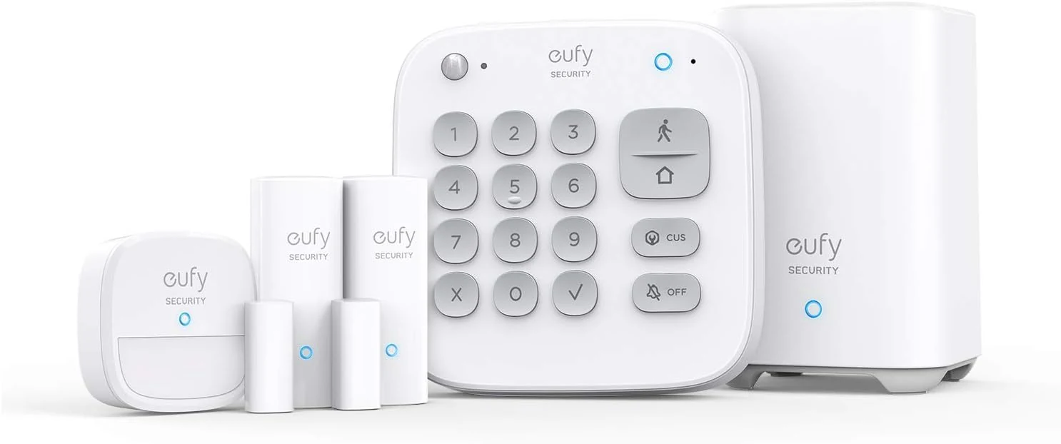 eufy Security 5-Piece Home Alarm Kit, Home Security System, Keypad