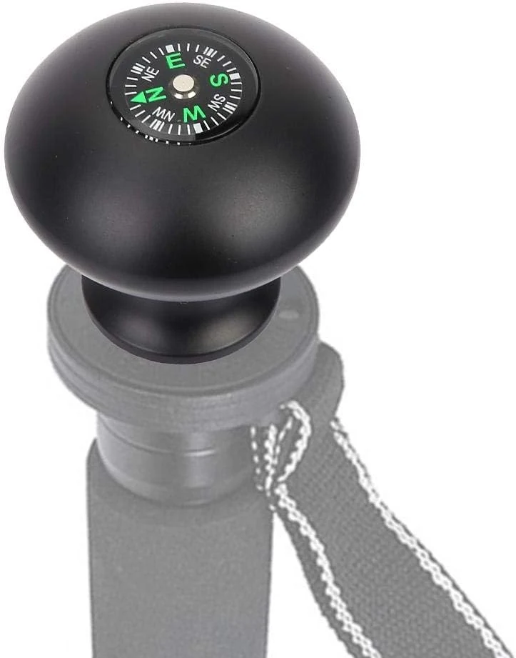 Trekking Poles Knob Handle Grip, Outdoor Universal Monopod Walking Stick Knob, Monopod Tripod Head with 3/8" Screw Hole