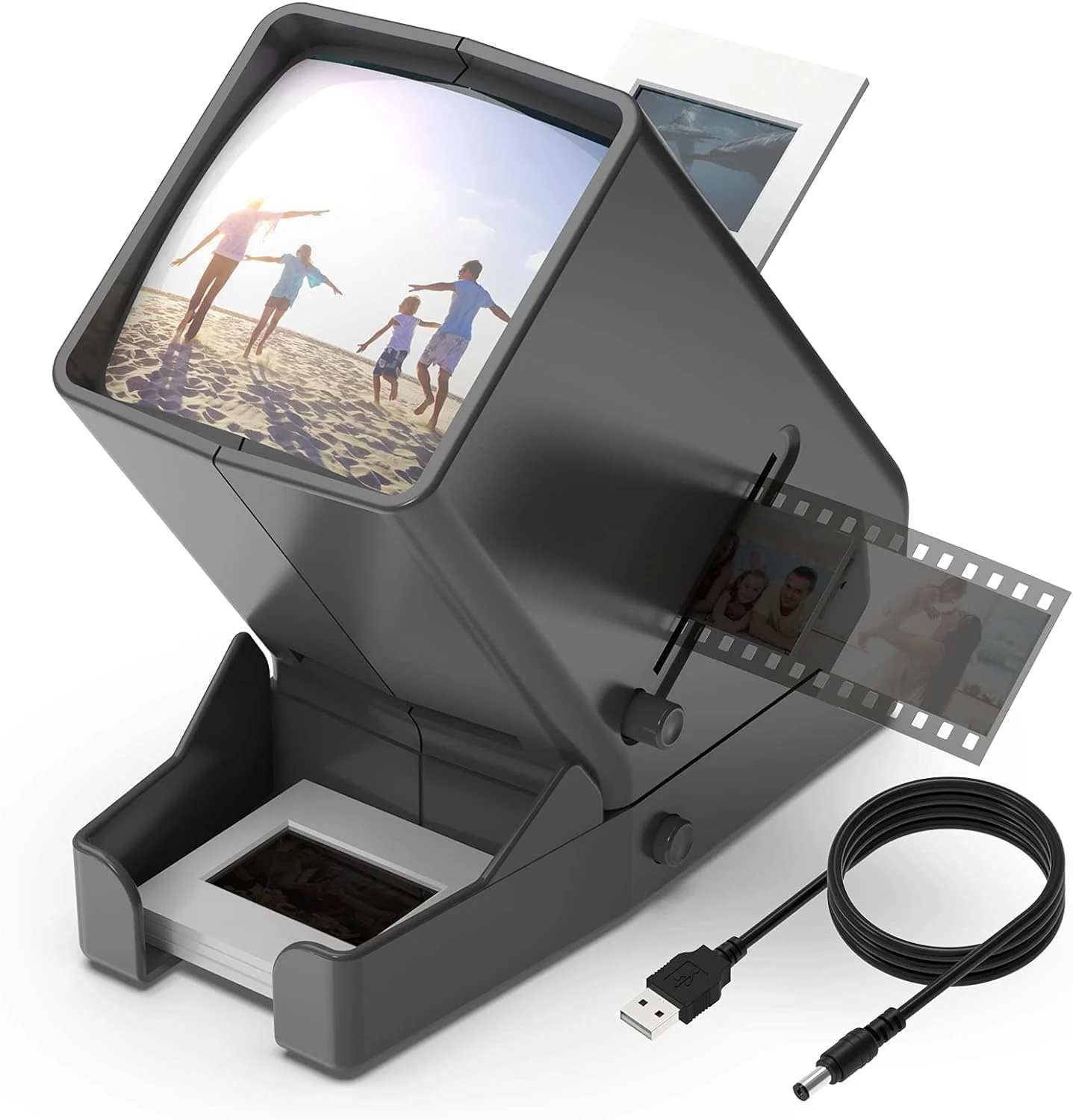 DIGITNOW 35mm Slide and Film Viewer (3X Magnification, LED Lighted)