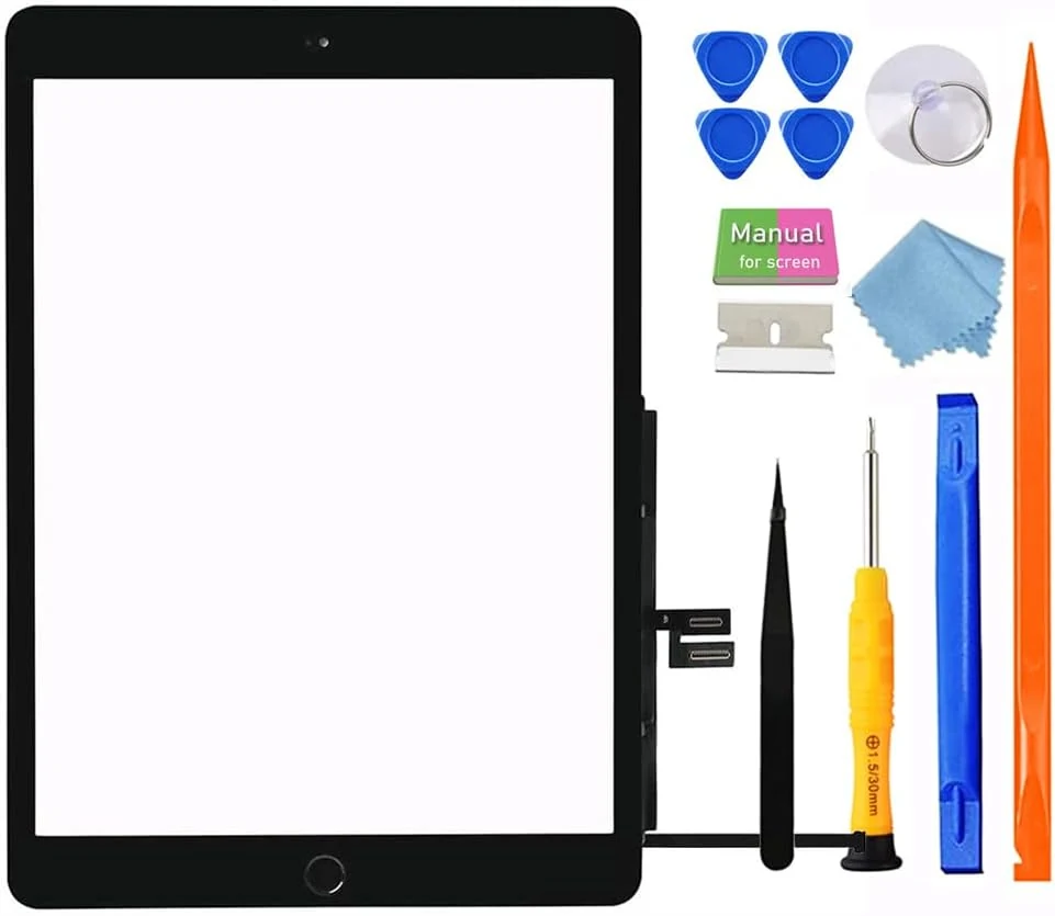for iPad 7/8 (7th 8th Gen) Screen Replacement Digitizer Touch Glass 10.2" for A2197/A2198/A2200/A2270/A2428/A2429/A2430