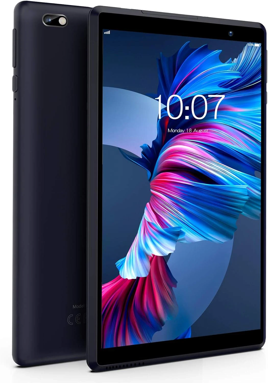 PRITOM L8 Reading Tablet 8 inch, Android 13 Tablet, 64GB, Quad Core, 1280x800 HD IPS Display, 2.0 MP 8.0 MP Rear Camera, Wi-Fi, Bluetooth, Black