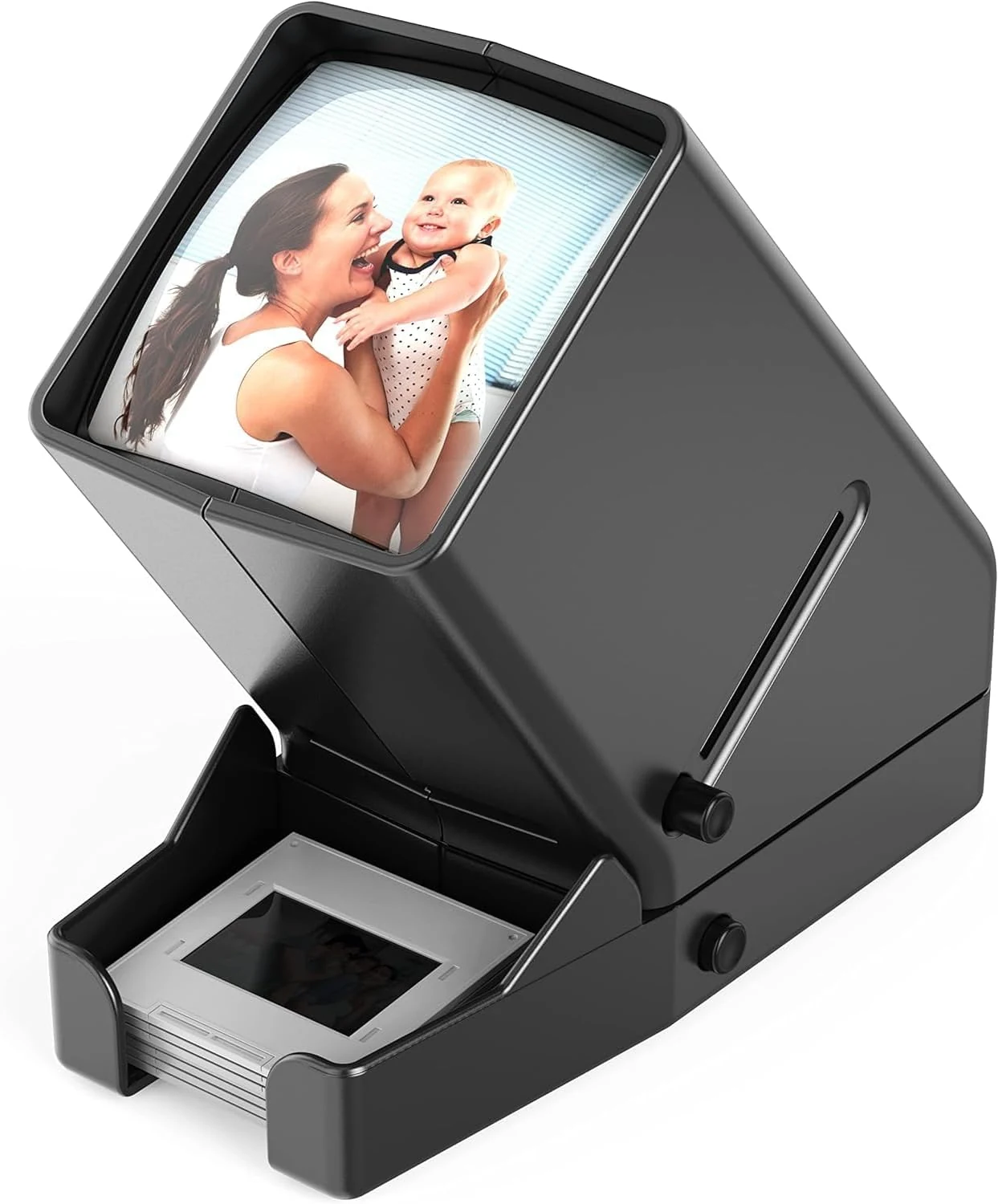 DIGITNOW 35mm Slide and Film Viewer, 3X Magnification, Battery Operation, LED Lighted Illuminated Viewing