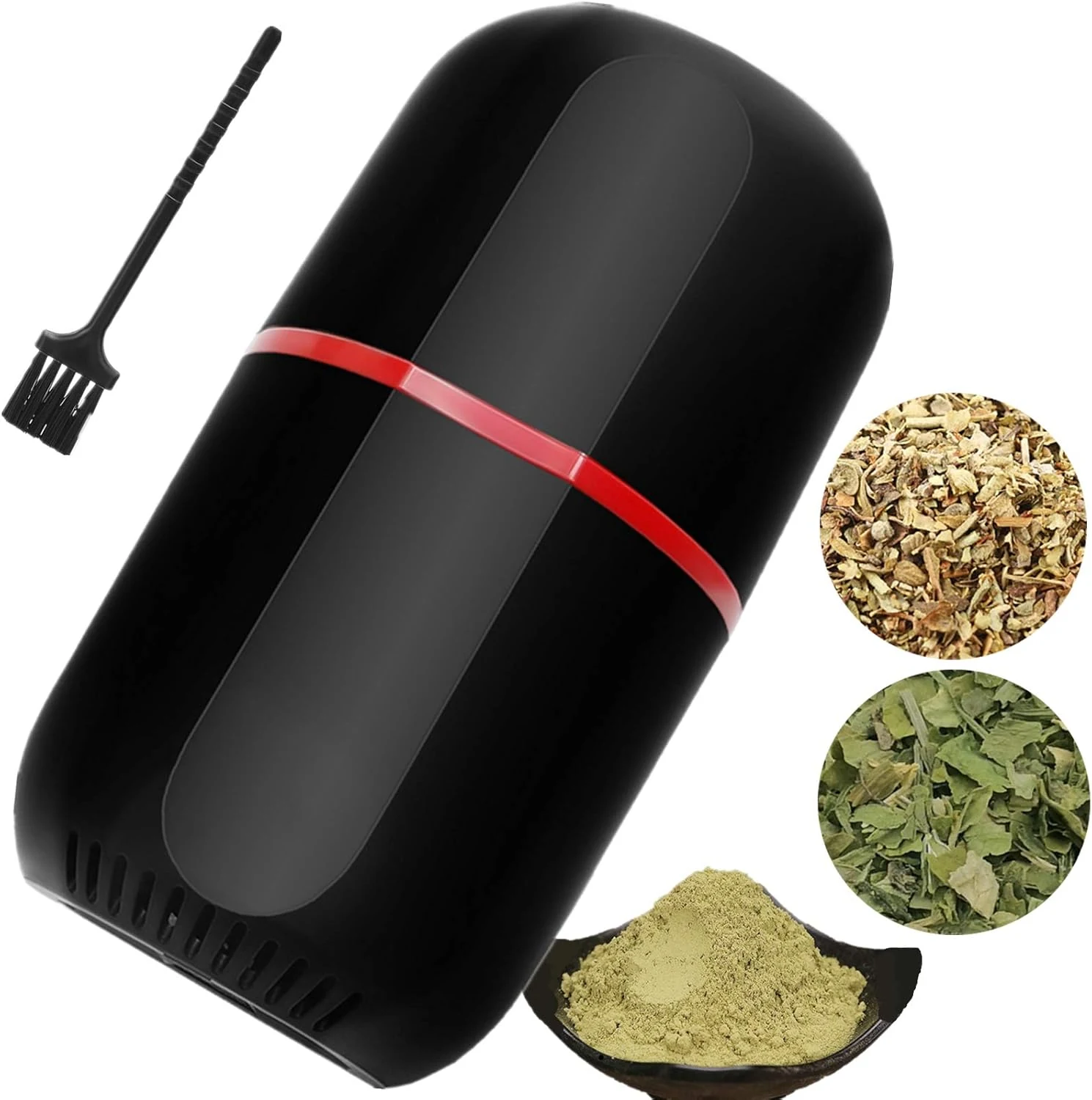 Herb Grinder Electric, Turimon Large Herbal/Coffee Grinders/Mill/Crusher for Spice and review
