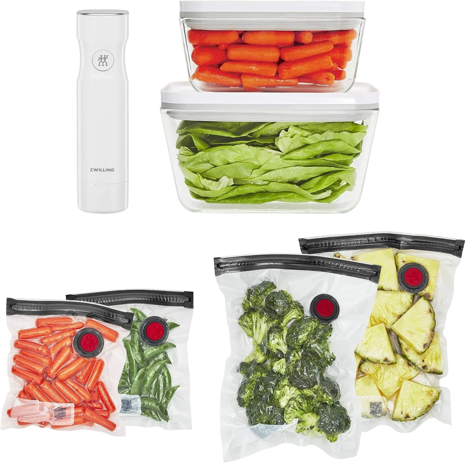 ZWILLING Fresh & Save 7-pc Vacuum Sealer Machine Starter Set