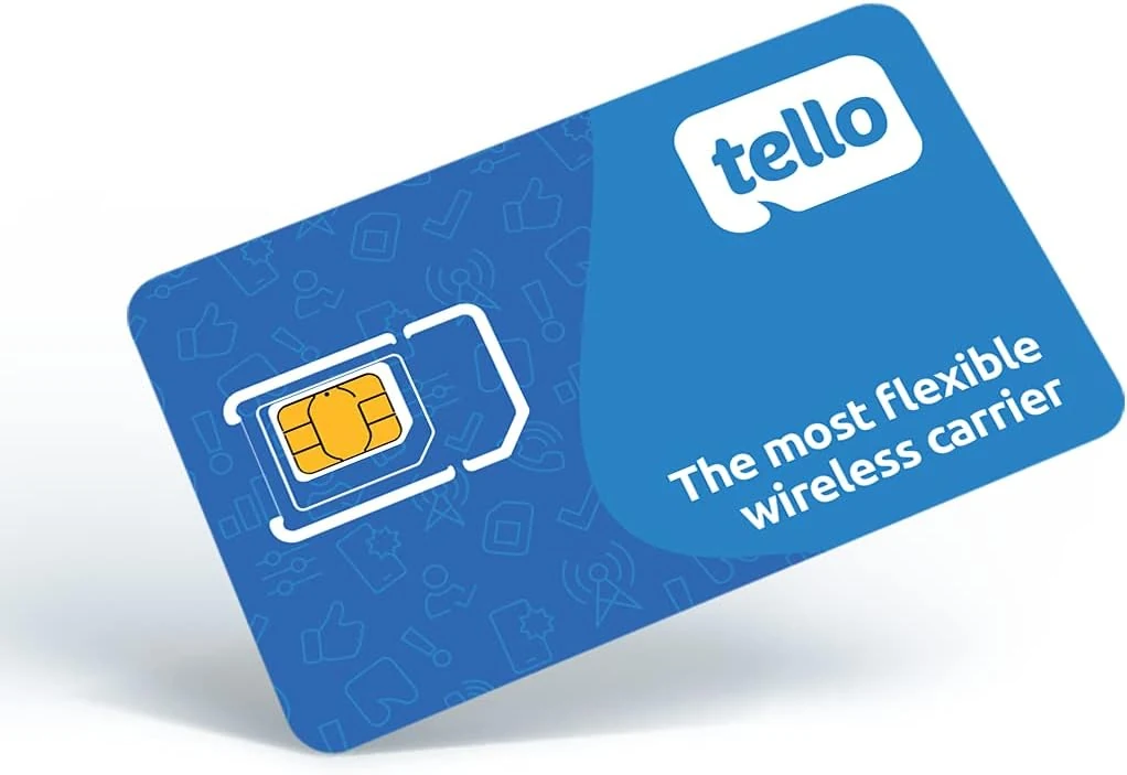 Tello Mobile (3-in-1) US Prepaid SIM Card Kit