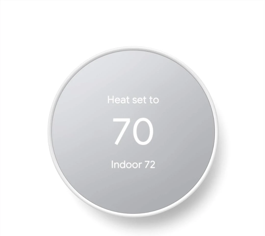 Google Nest Thermostat - Smart Thermostat for Home - Programmable WiFi Thermostat - Snow