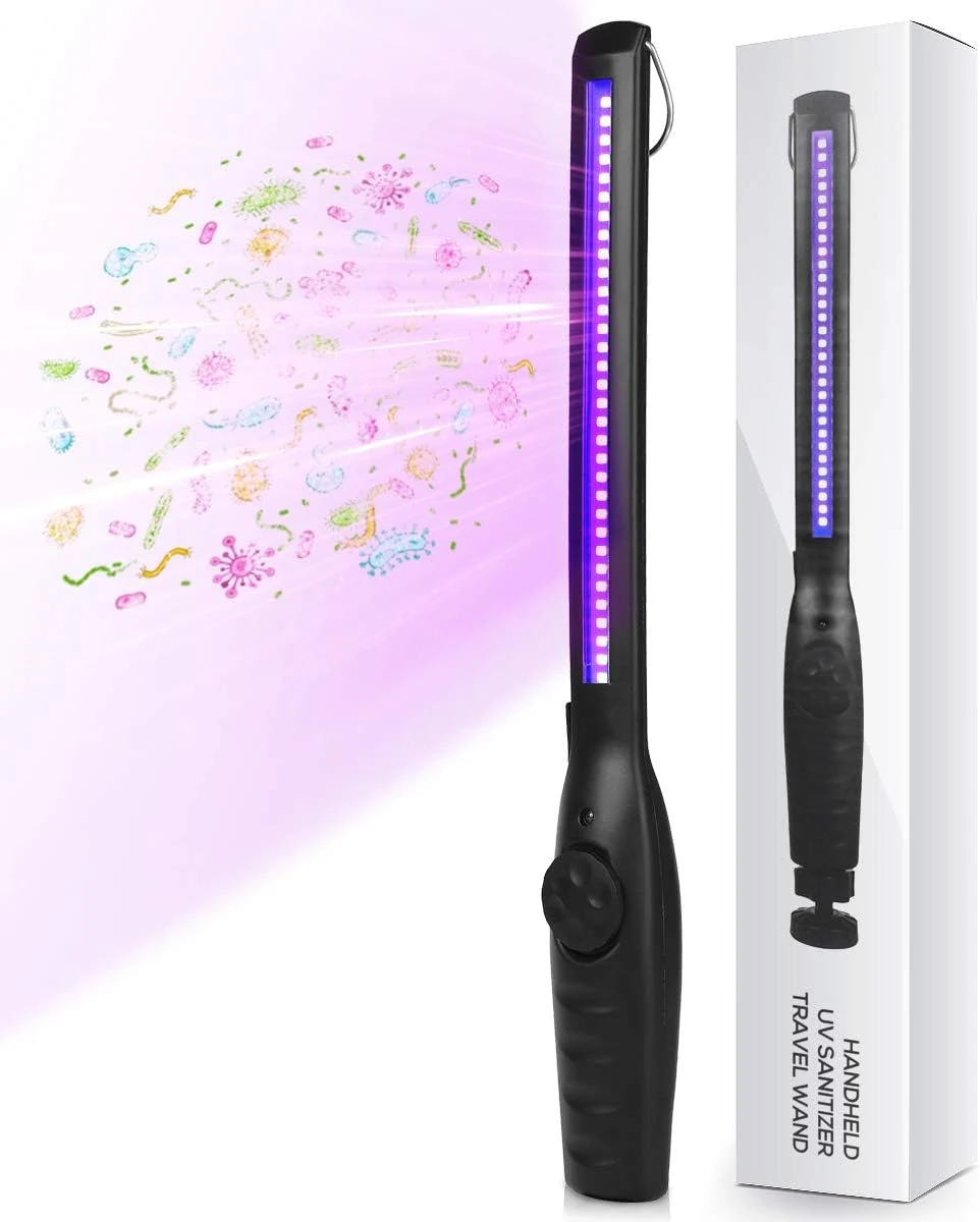 HIUPN UV Light Sanitizer, Portable UV Light Disinfection Lamp USB Rechargeable review