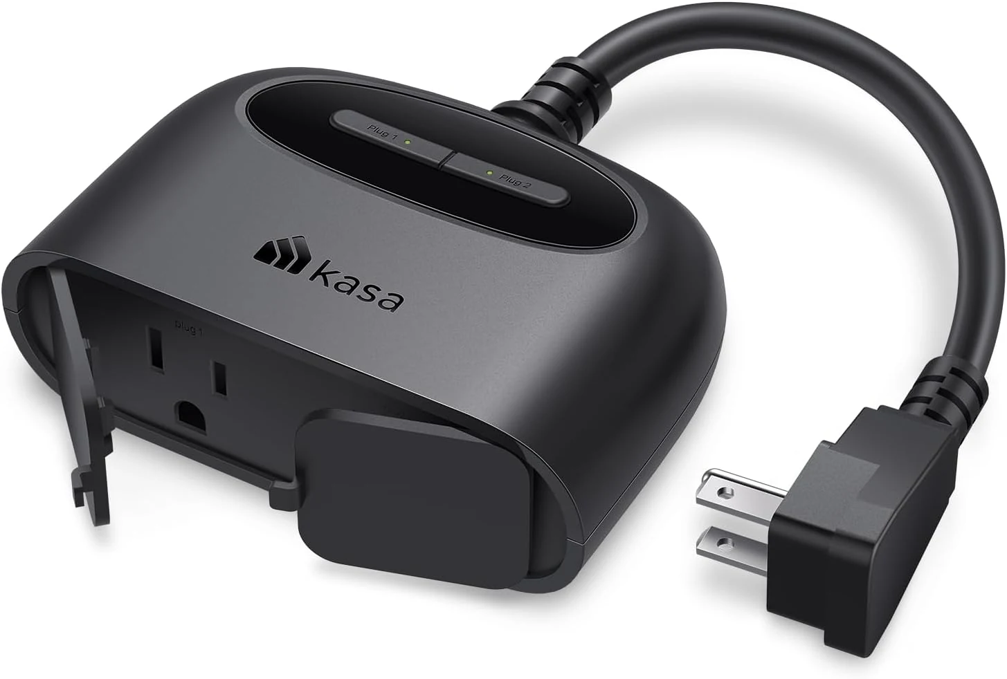 Kasa Outdoor Smart Plug, Smart Home Wi-Fi Outlet with 2 Sockets (EP40)
