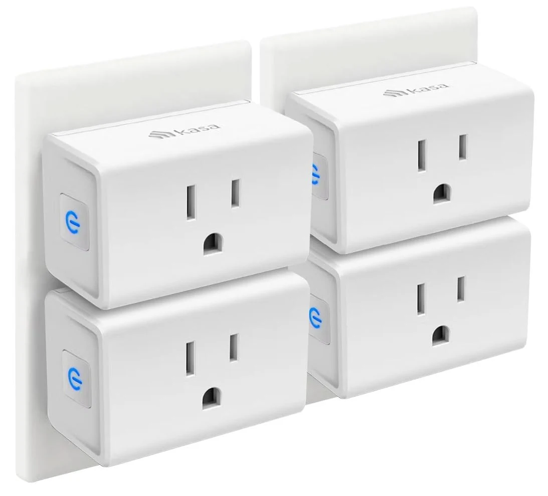 Kasa Smart Plug Mini 15A, Smart Home Wi-Fi Outlet Works (EP10P4) 4-Pack