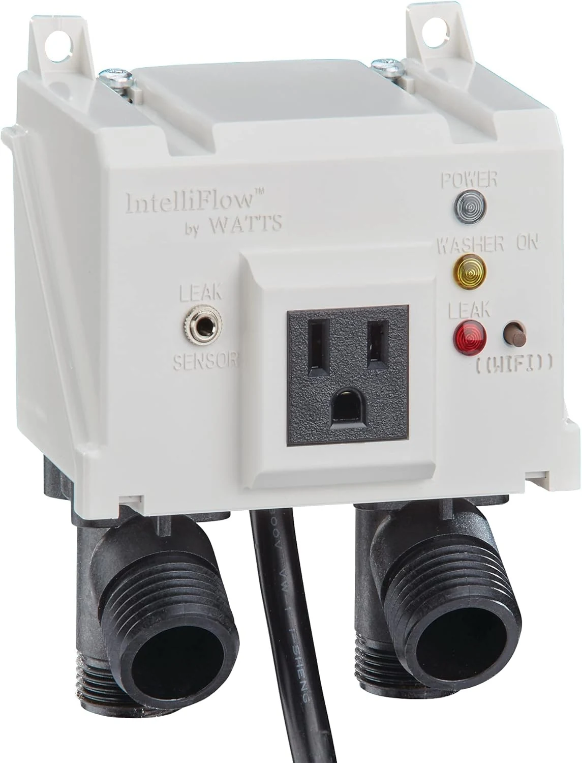 Watts A2C-SC Series Intelliflow 1/2" Washing Machine Smart Water Shutoff valve with leak sensor